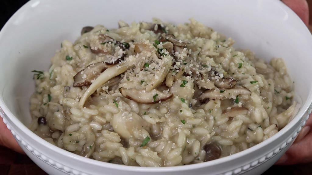Oyster-Mushroom-and-Parmesan-Risotto-Recipe