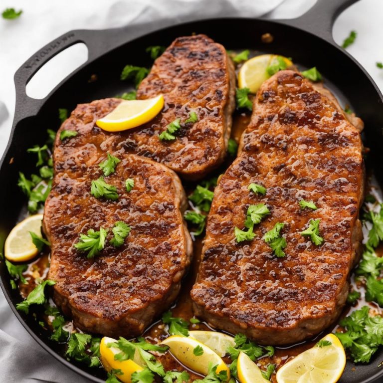 Pork Steak with Seasoned Potatoes Recipe - Recipes.net