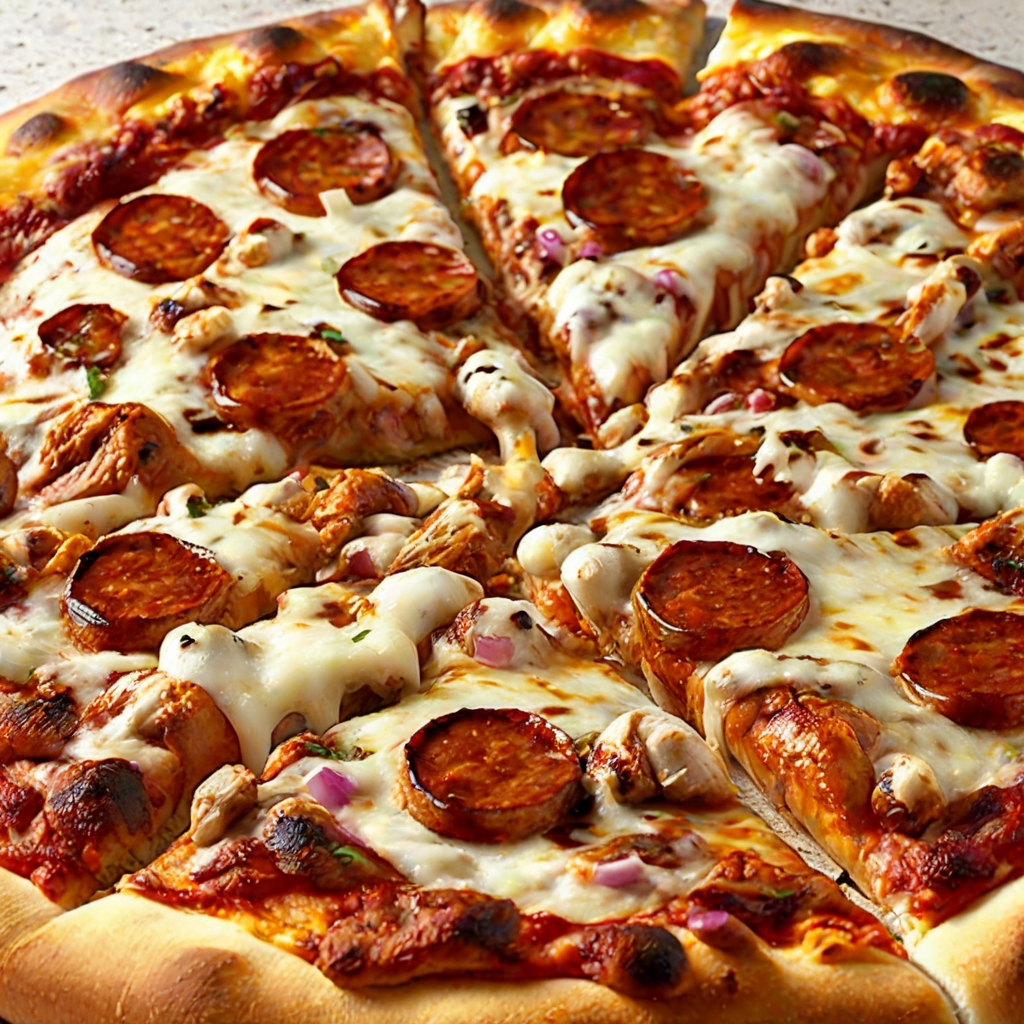Cheeseless Pizza Papa John
