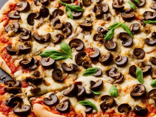 Papa John's Mushroom and Olive Pizza