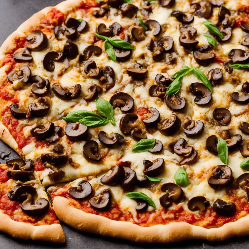 Papa John's Mushroom and Olive Pizza