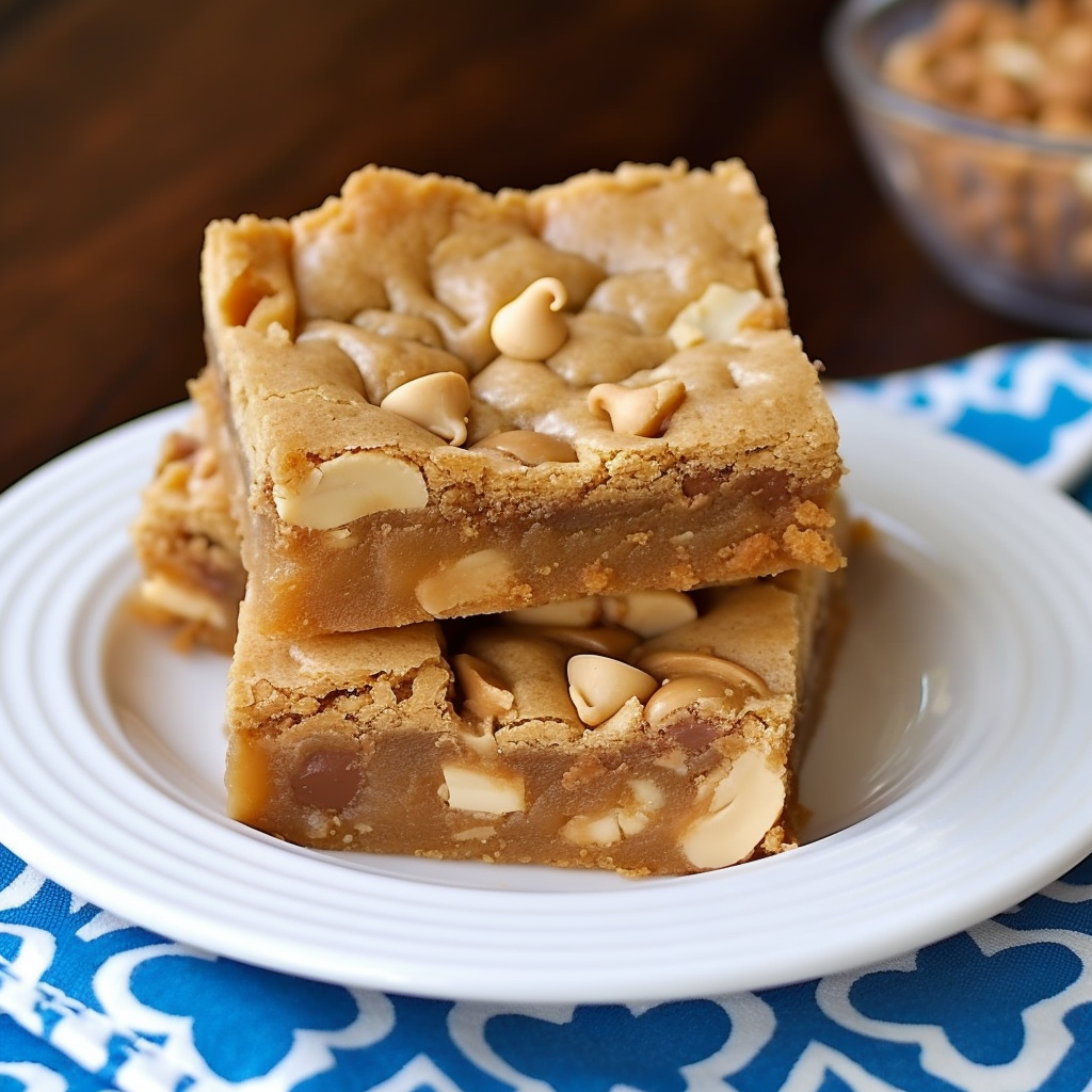 Peanut Butter Cookie Bars Recipe