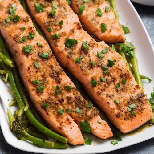 Pesto Crusted Keto Salmon Recipe