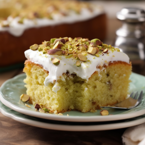 Pistachio Poke Cake Recipe