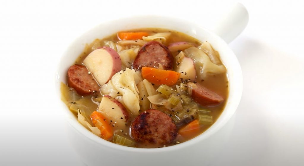 Polish-Sausage-and-Cabbage-Soup-Recipe