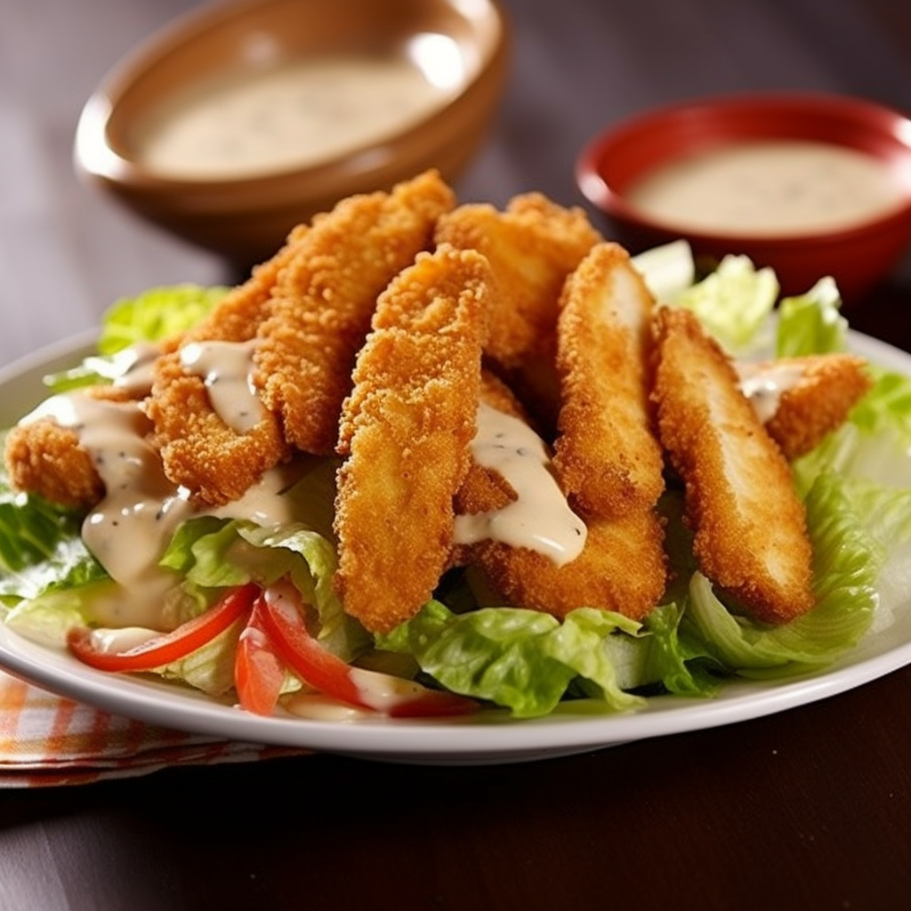 Raising Cane's Chicken Finger Salad Recipe