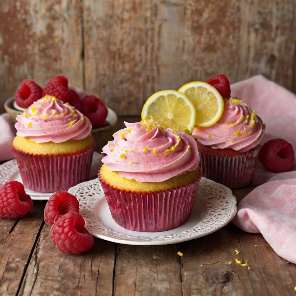 Raspberry-Lemonade Cupcakes