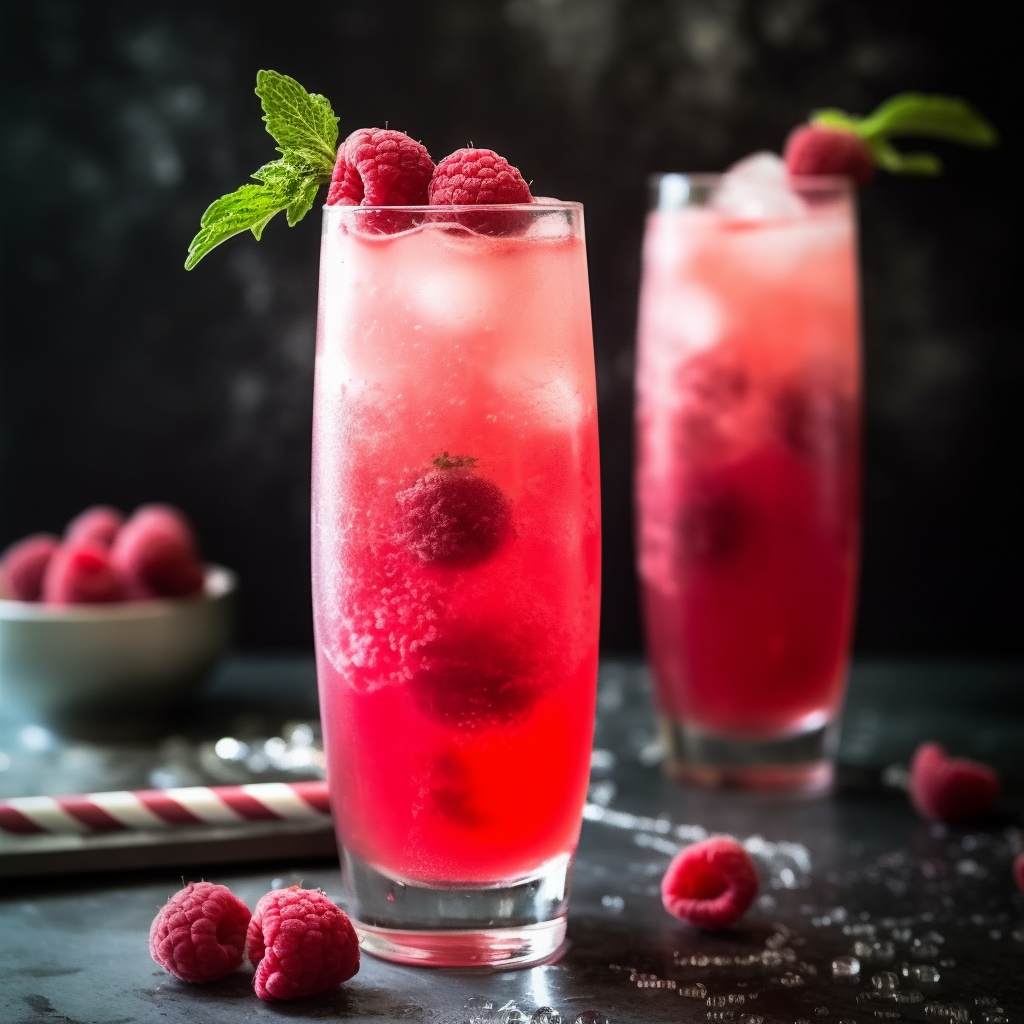 Raspberry Sparkler Mocktail Recipe
