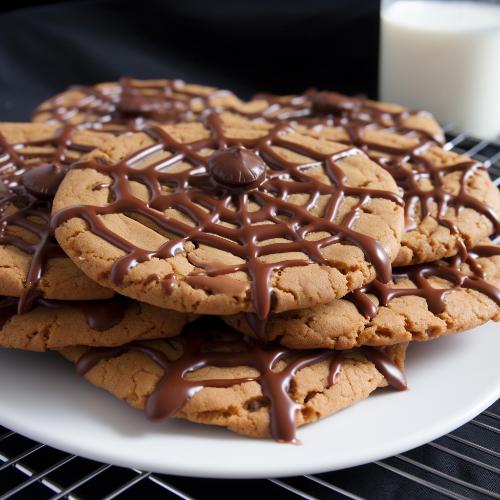 Recipe Spiderweb Chocolate Chip Cookies