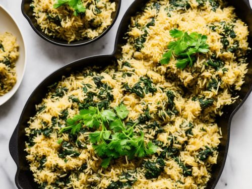 Recipe Tunisian Spinach Rice