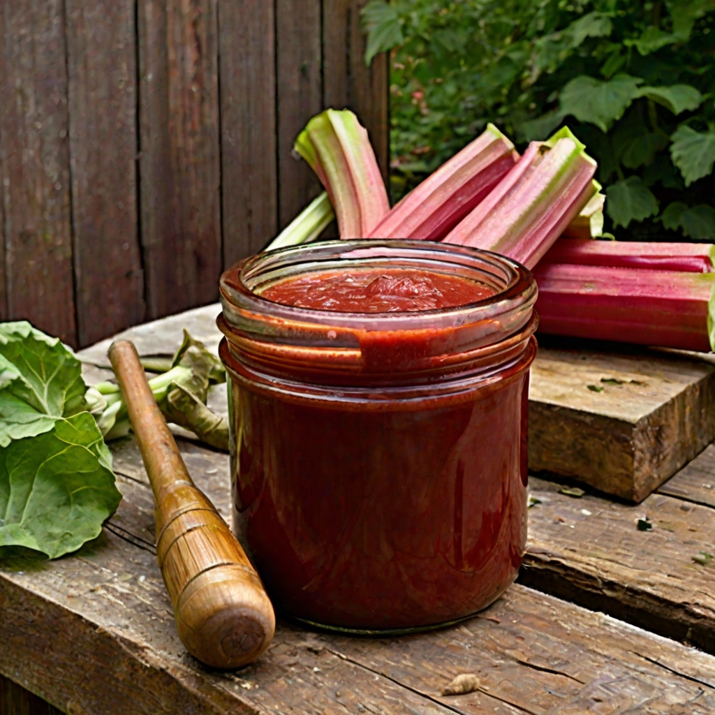 Rhubarb BBQ Sauce Recipe