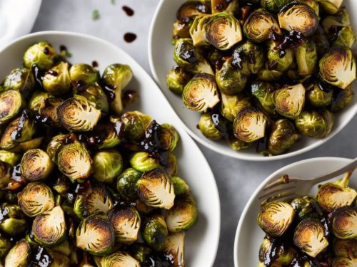 Roasted Brussels Sprouts with Balsamic Glaze Recipe
