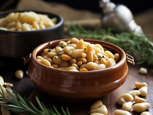 Roasted Garlic and Rosemary Cannellini Beans