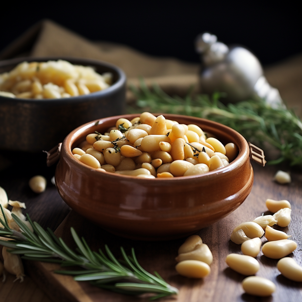 Roasted Garlic and Rosemary Cannellini Beans