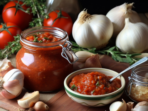 Roasted Garlic and Tomato Sauce