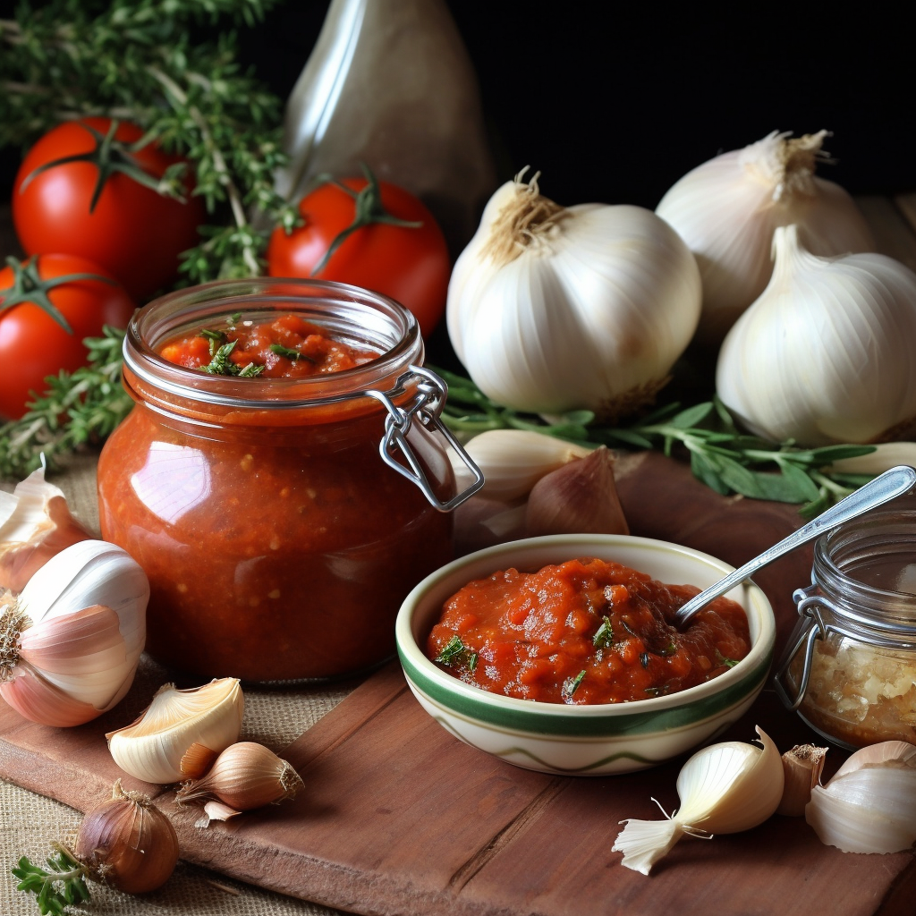 Roasted Garlic and Tomato Sauce