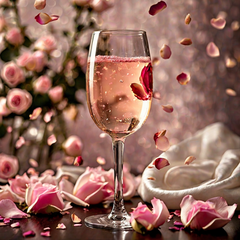 Rose Petal Champagne Cocktail Recipe