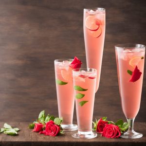 Rose Water and Cucumber Spritzer