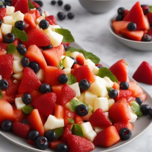 Rose Water Fruit Salad