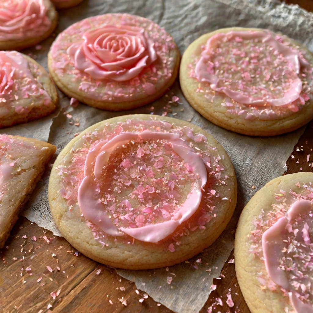 Rose Water Sugar Cookies Recipe