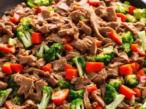 Shaved Beef and Vegetable Skillet Recipe
