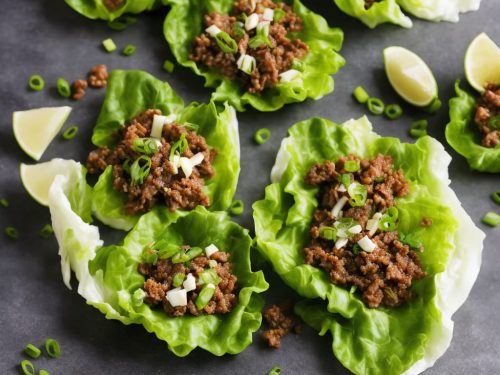 Shaved Beef Lettuce Wraps