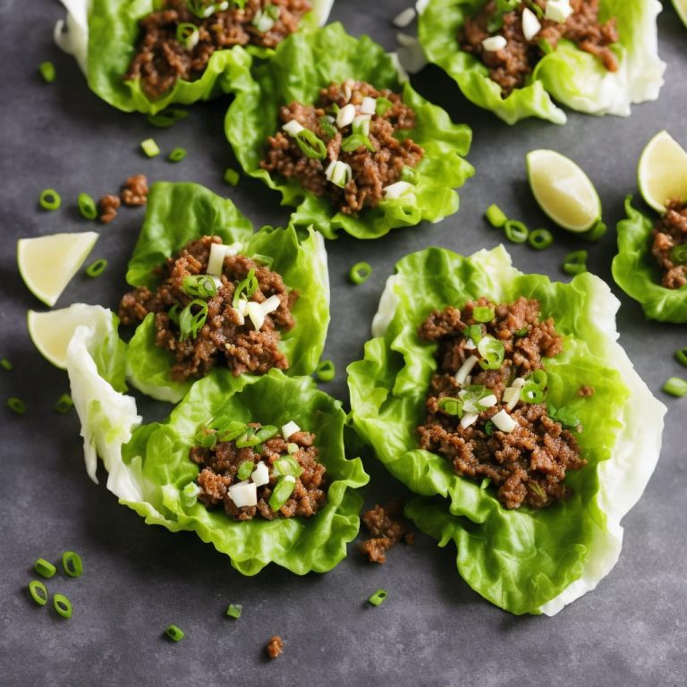 Shaved Beef Lettuce Wraps Recipe