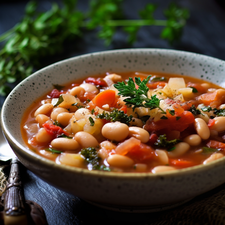Slow Cooker Navy Bean Stew Recipe