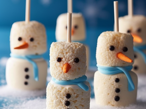 Snowman Marshmallow Pops Recipe