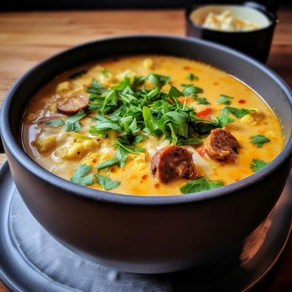 Soup Name Keto Spicy Sausage and Cauliflower Soup Recipe