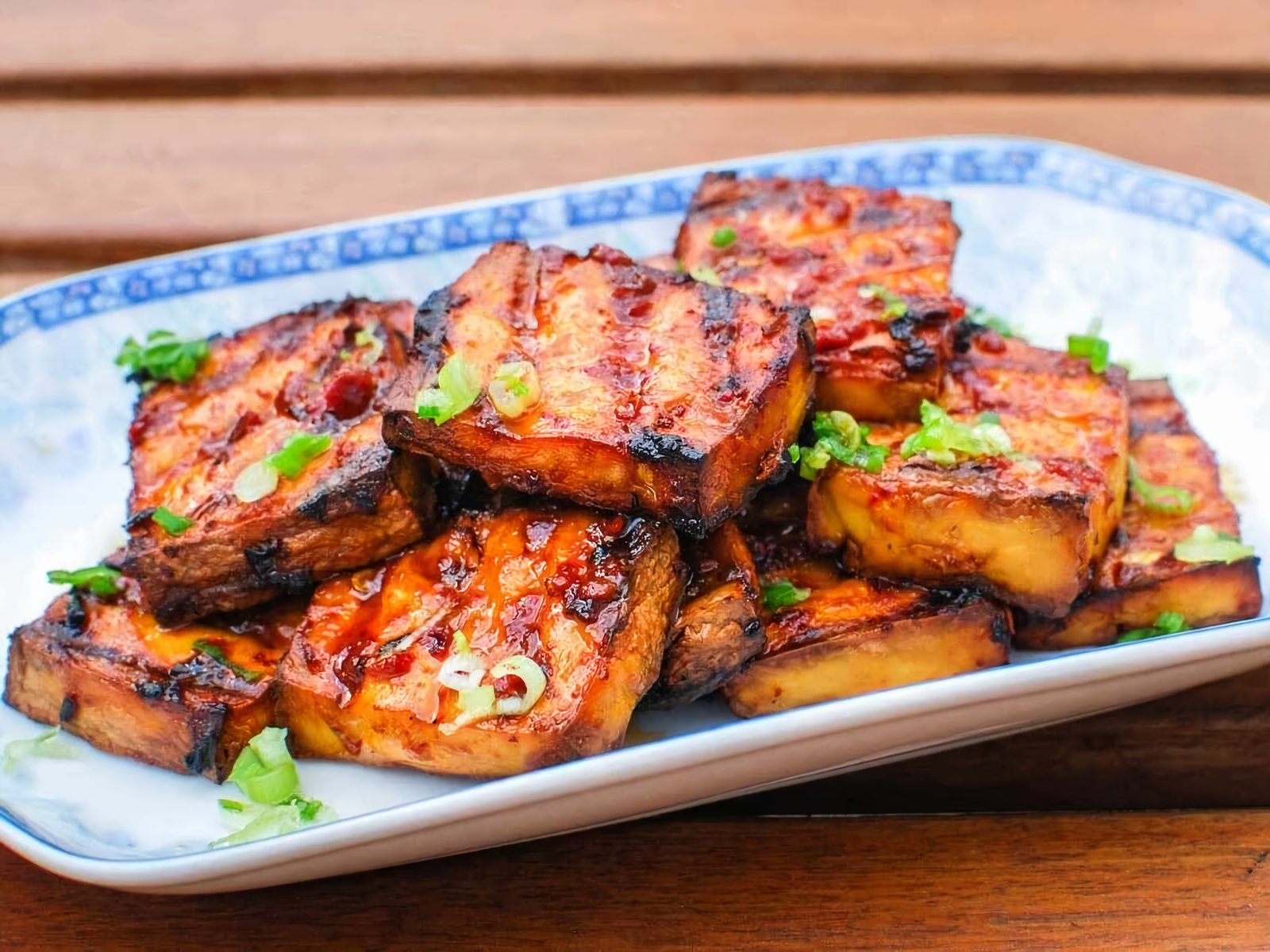 Soy Marinated Grilled Tofu Recipe Recipe