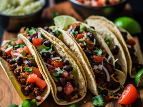 Spicy Black Bean Tacos Recipe