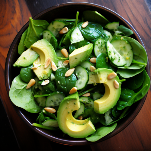 Spinach and Avocado Salad Recipe