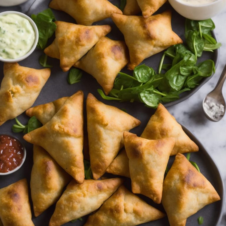 Spinach And Cheese Samosas Recipe