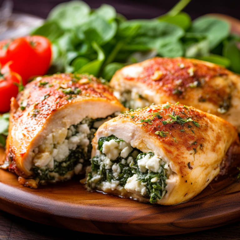 Spinach and Feta Stuffed Chicken Breast Recipe Recipe | Recipes.net
