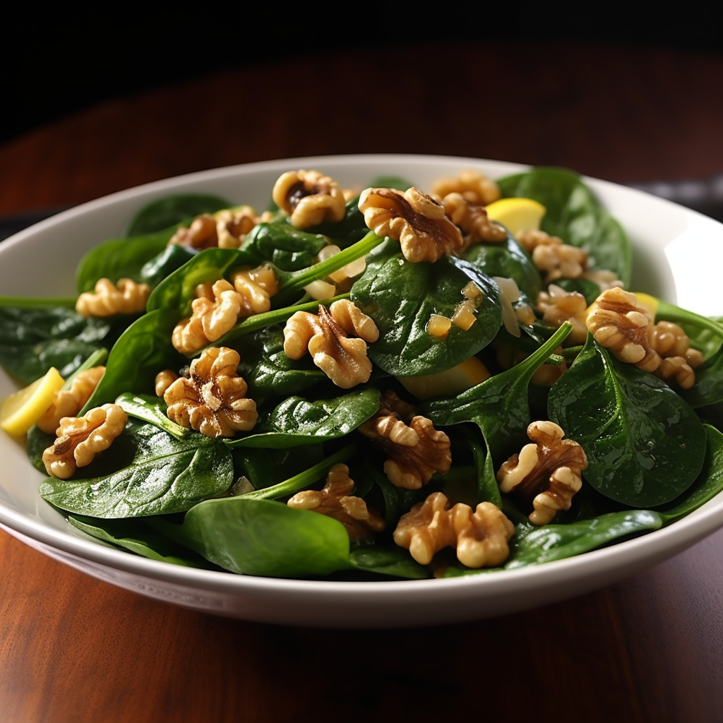Spinach and Walnut Salad