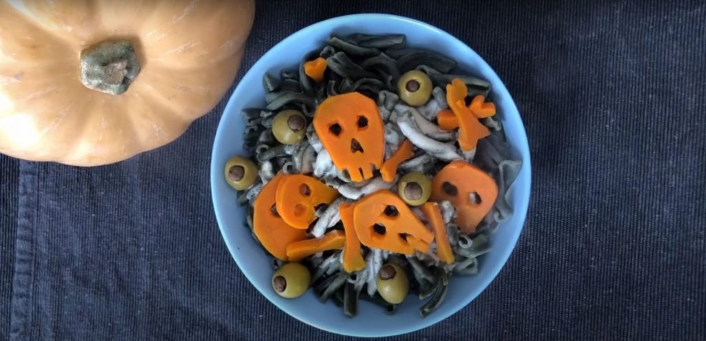 Spooky Vegan Halloween Pasta Recipe