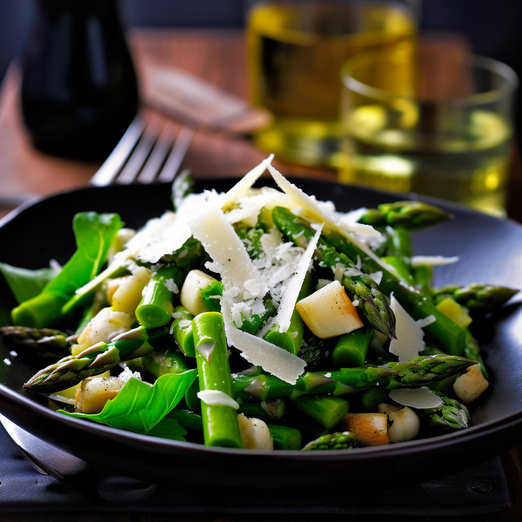 Spring Asparagus Salad with Parmesan Recipe