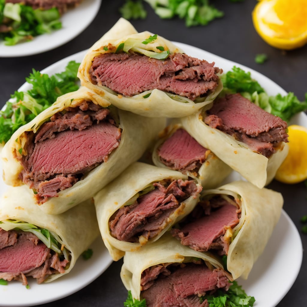 St Patrick's Day Corned Beef and Cabbage Egg Rolls