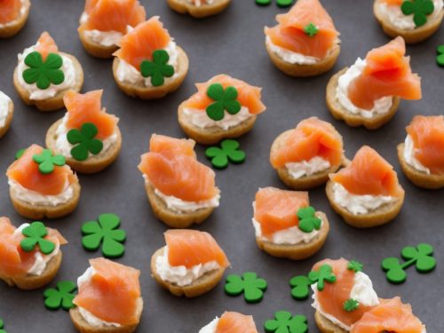 St Patrick's Day Irish Smoked Salmon Canapes Recipe