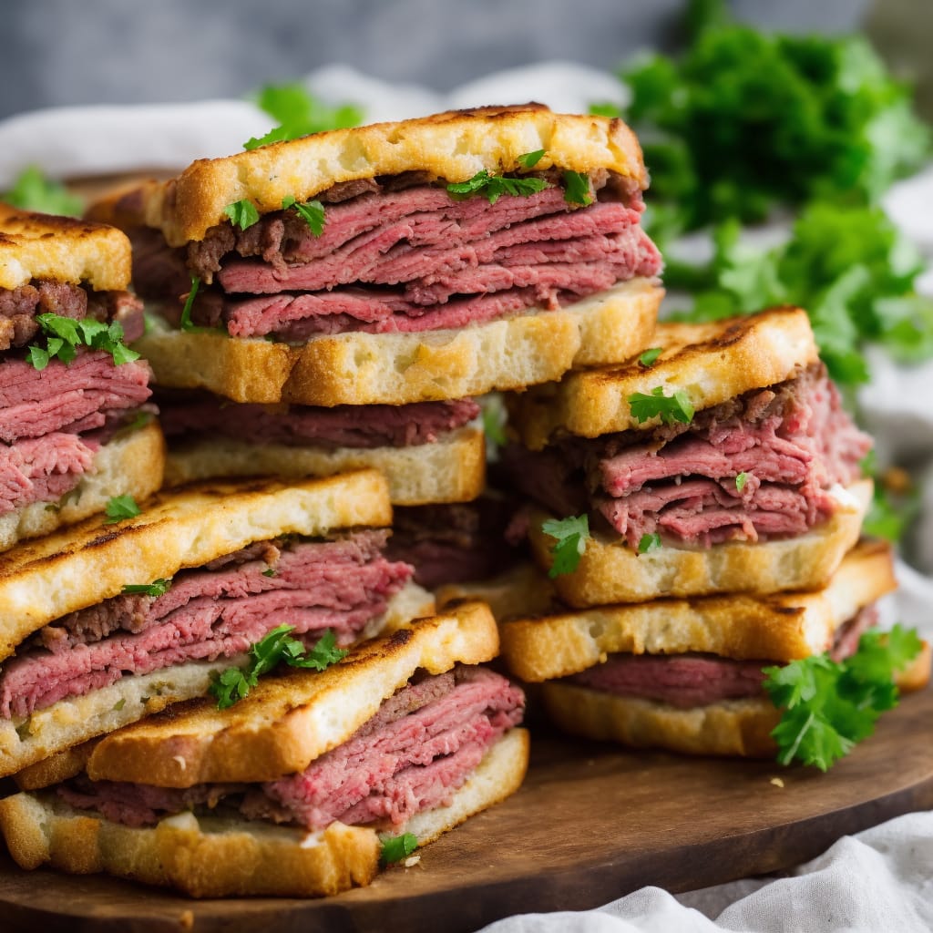 St Patrick's Day Mini Corned Beef Reuben Recipe