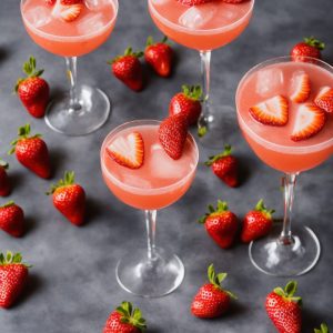 Strawberry Champagne Cocktail Recipe