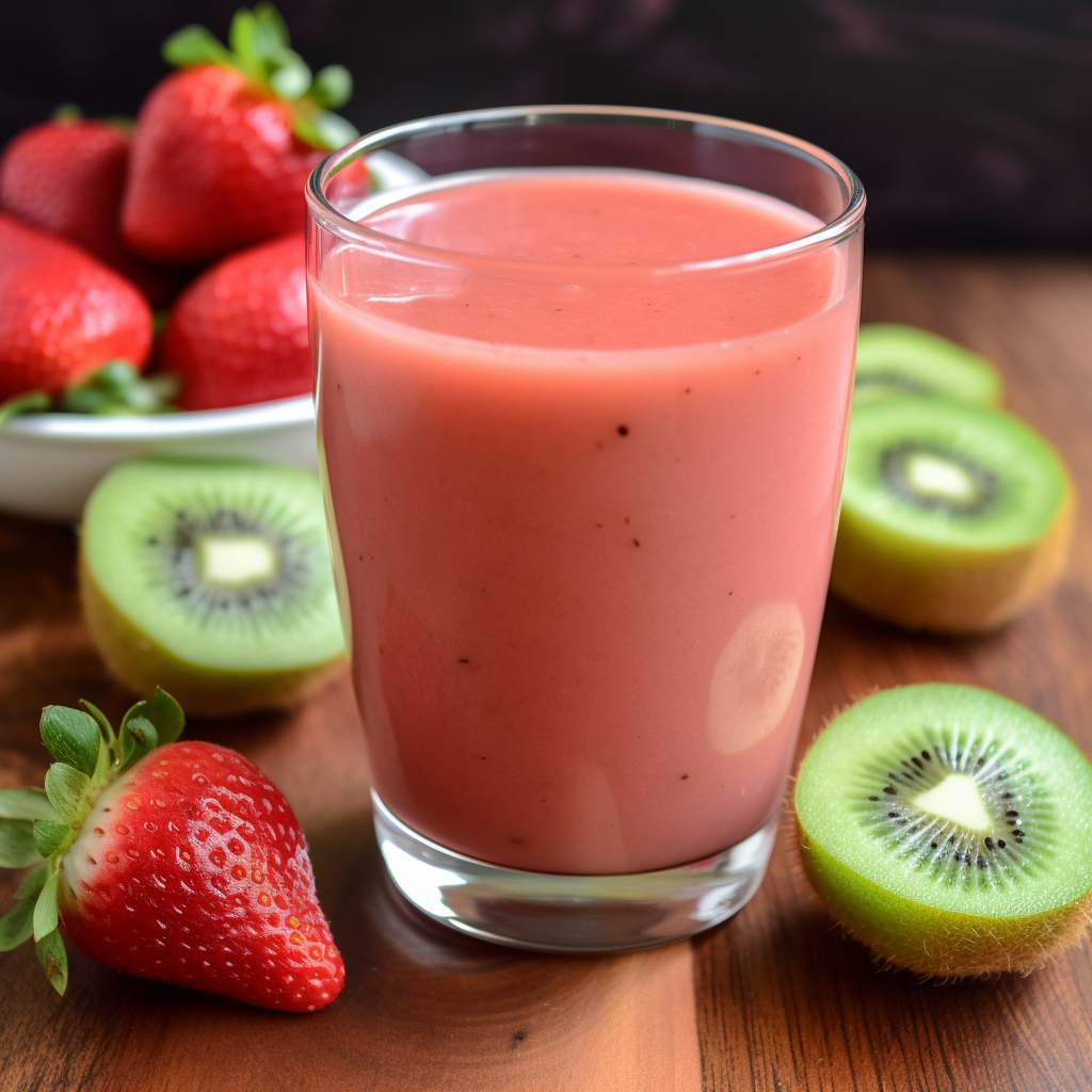 Strawberry Kiwi Breakfast Drink Recipe