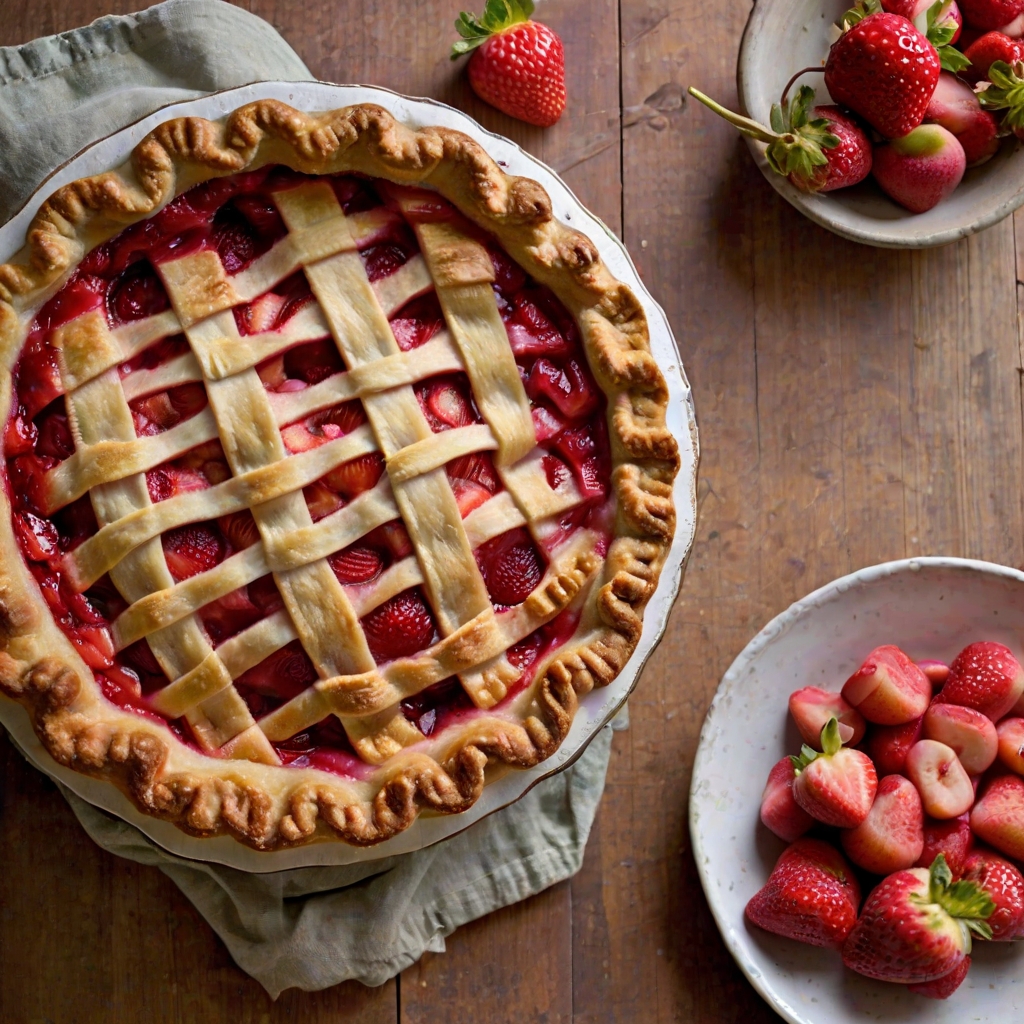 Strawberry Rhubarb Pie Recipe