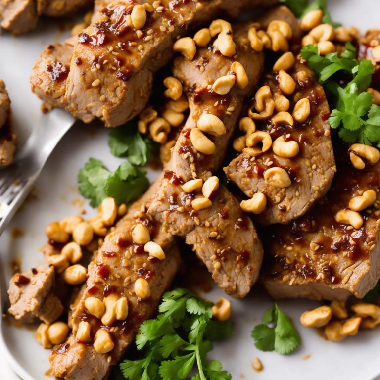 Thai Peanut Pork Tenderloin Recipe