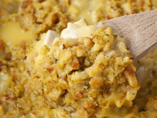 Thanksgiving-Chicken-and-Stuffing-Casserole-Recipe