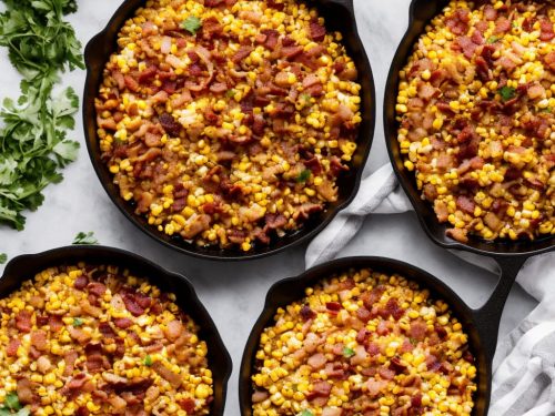 Thanksgiving Corn and Bacon Skillet Recipe