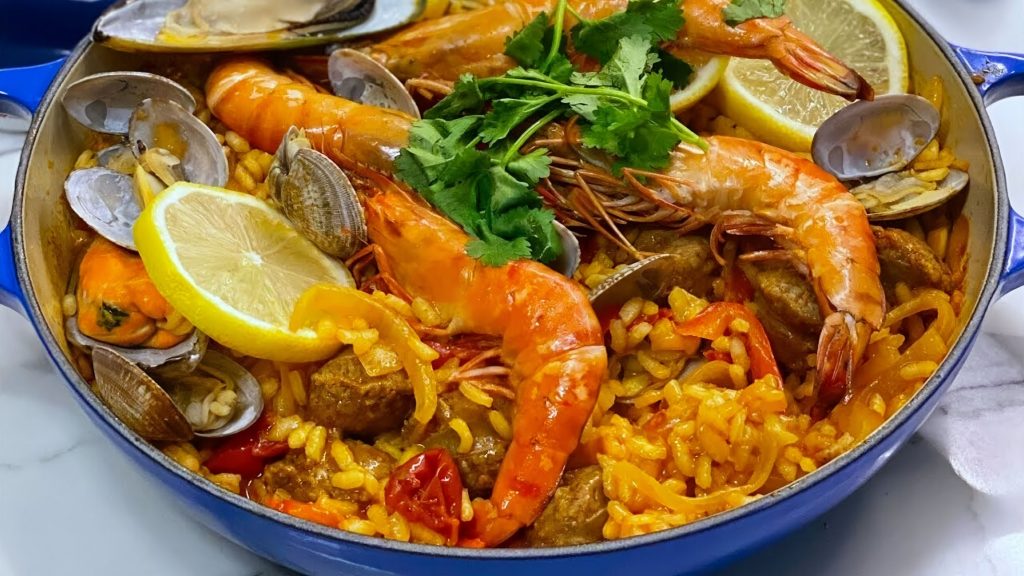 The Ritz-Carlton's Seafood Paella Recipe