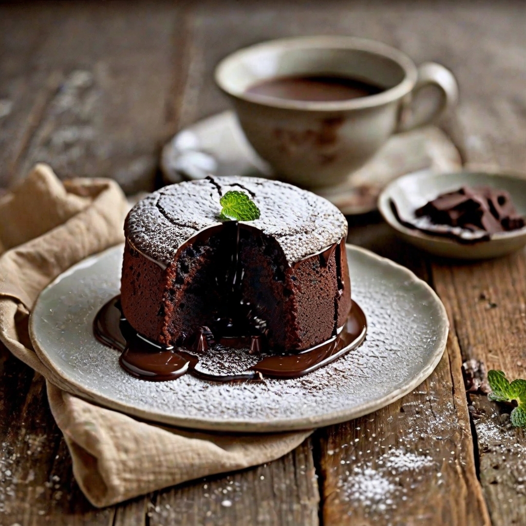 Trio's Chocolate Lava Cake Recipe