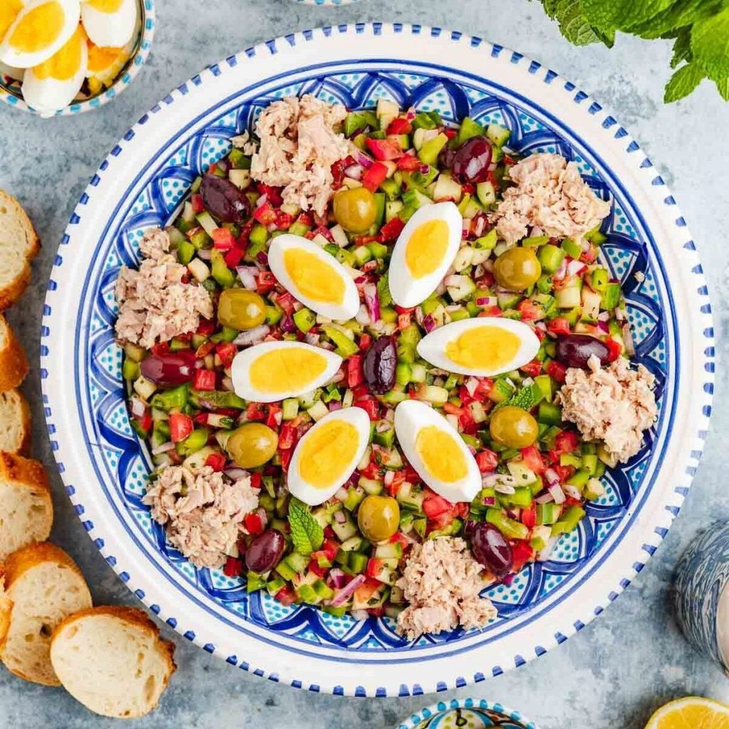 Tunisian Olive Salad Recipe